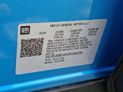 2027 Chevrolet Bolt RS