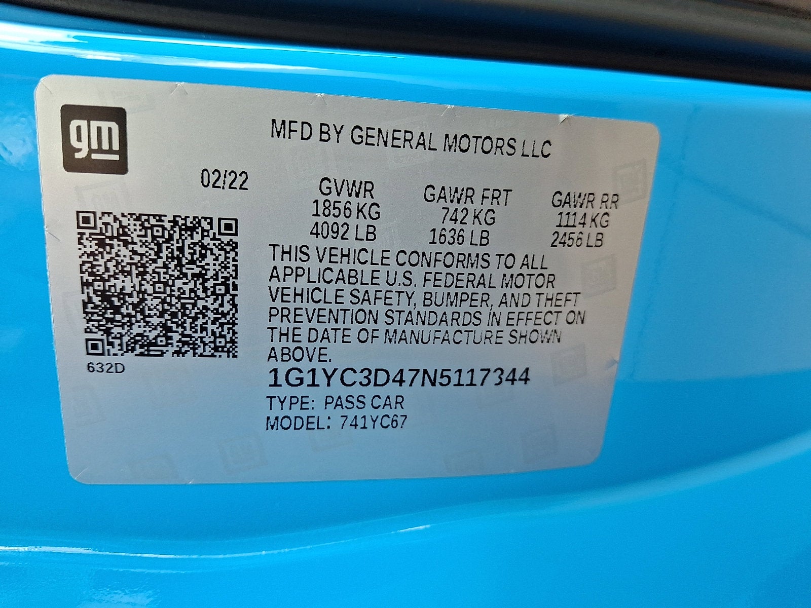 2022 Chevrolet Corvette Stingray 3LT