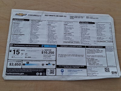 2023 Chevrolet Corvette Z06 3LZ