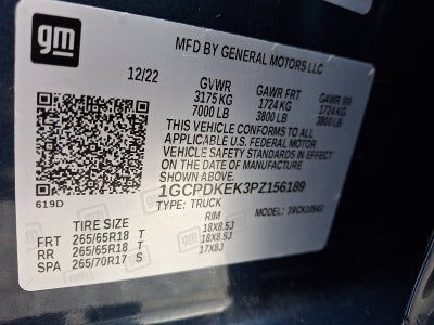 2023 Chevrolet Silverado 1500 LT (2FL)