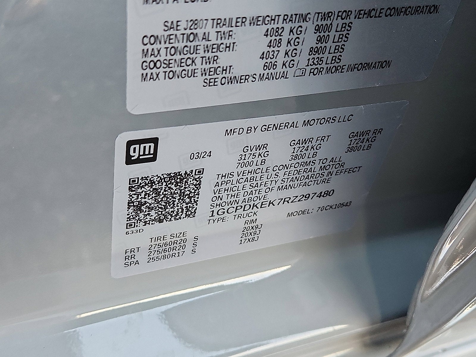 2024 Chevrolet Silverado 1500 LT (2FL)