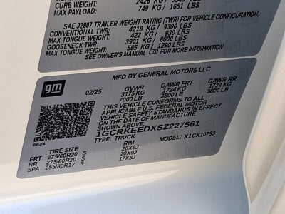 2025 Chevrolet Silverado 1500 RST