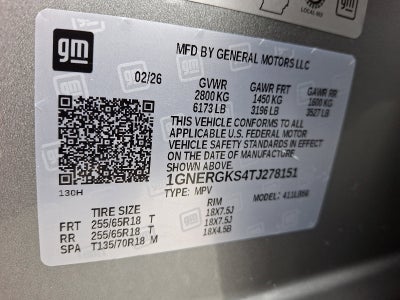 2026 Chevrolet Traverse LT