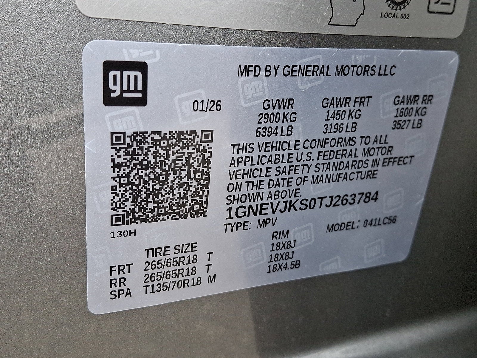 2026 Chevrolet Traverse Z71