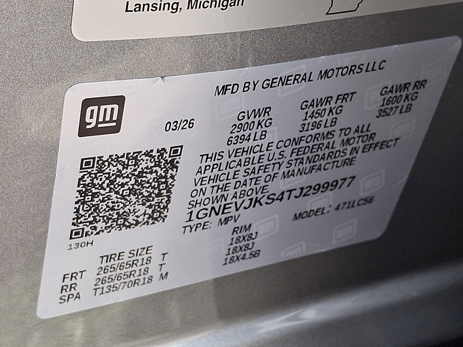 2026 Chevrolet Traverse Z71