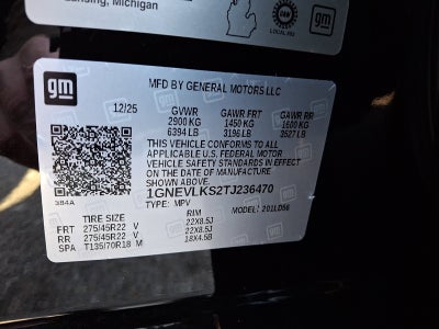 2026 Chevrolet Traverse RS