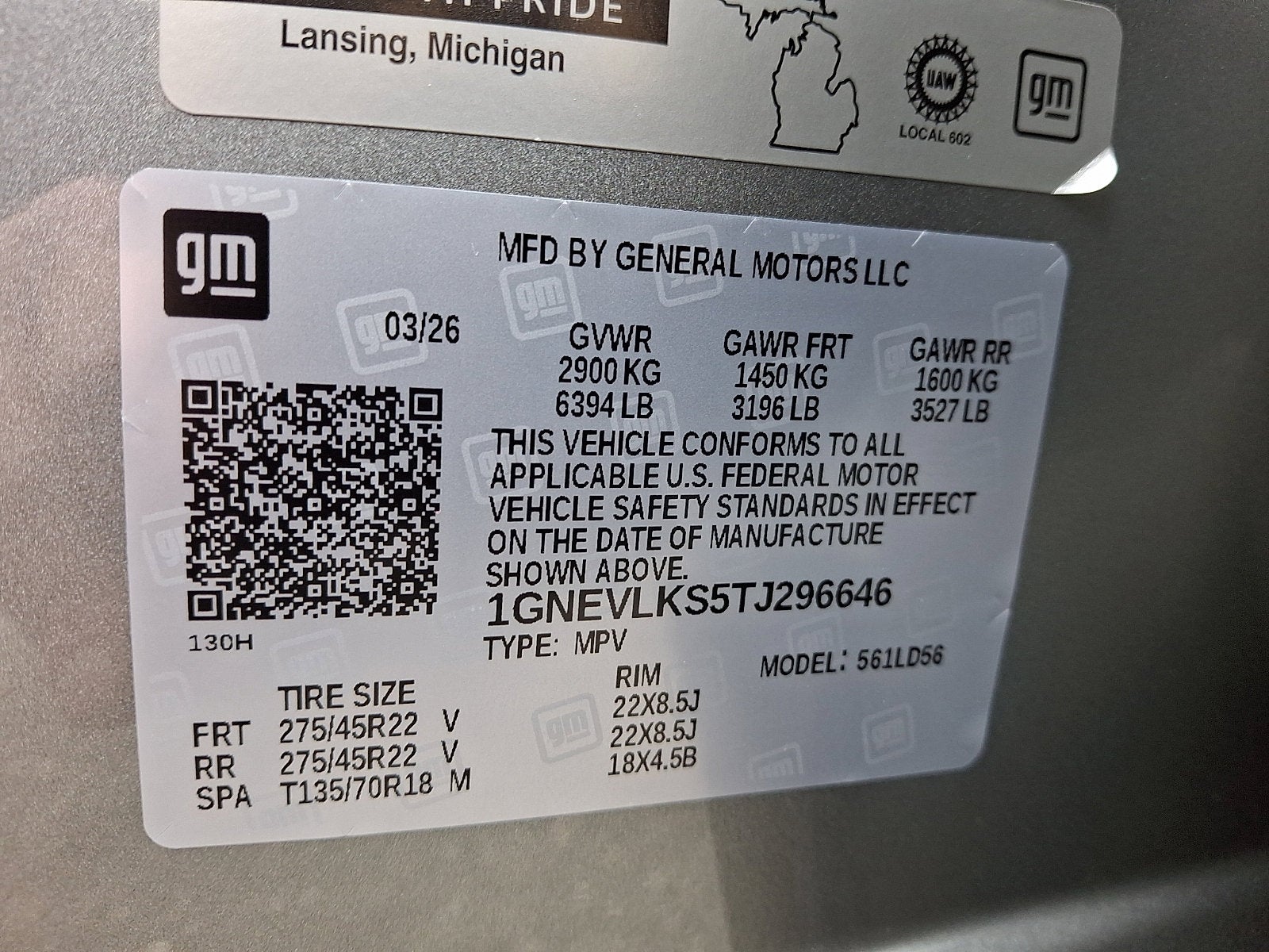 2026 Chevrolet Traverse RS