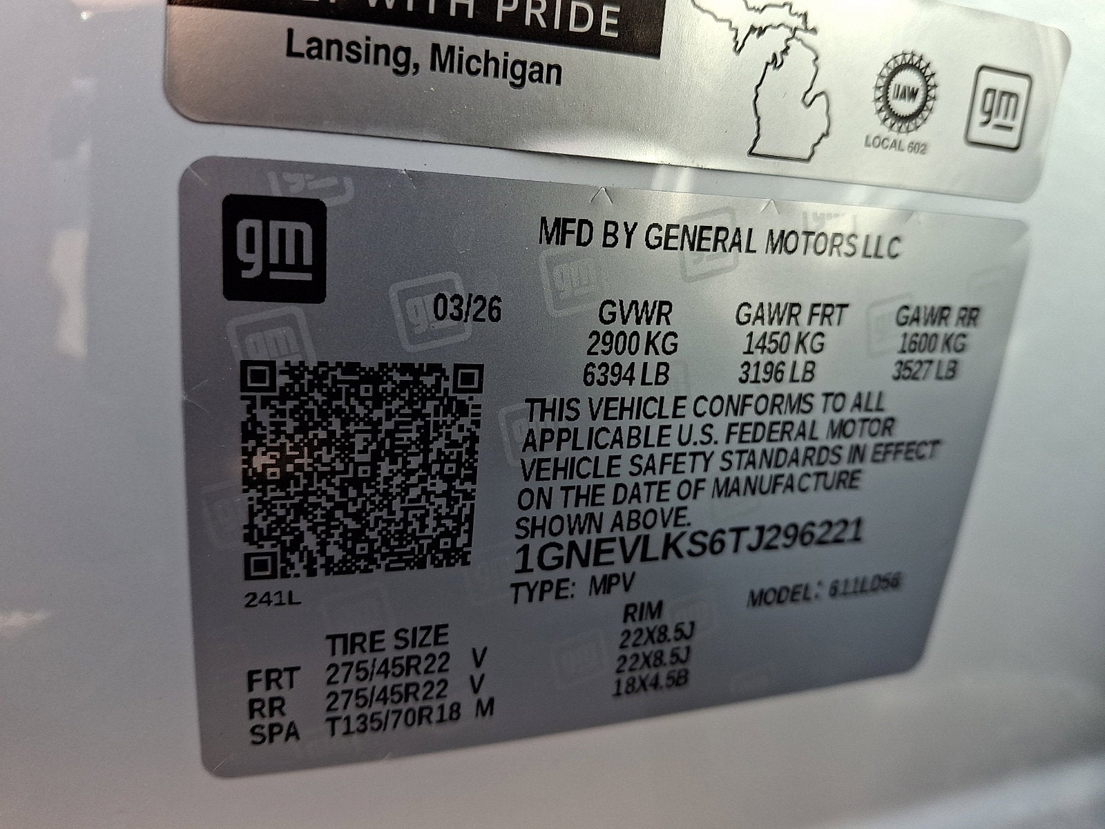 2026 Chevrolet Traverse RS