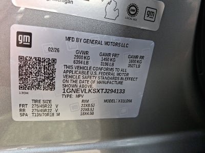 2026 Chevrolet Traverse RS