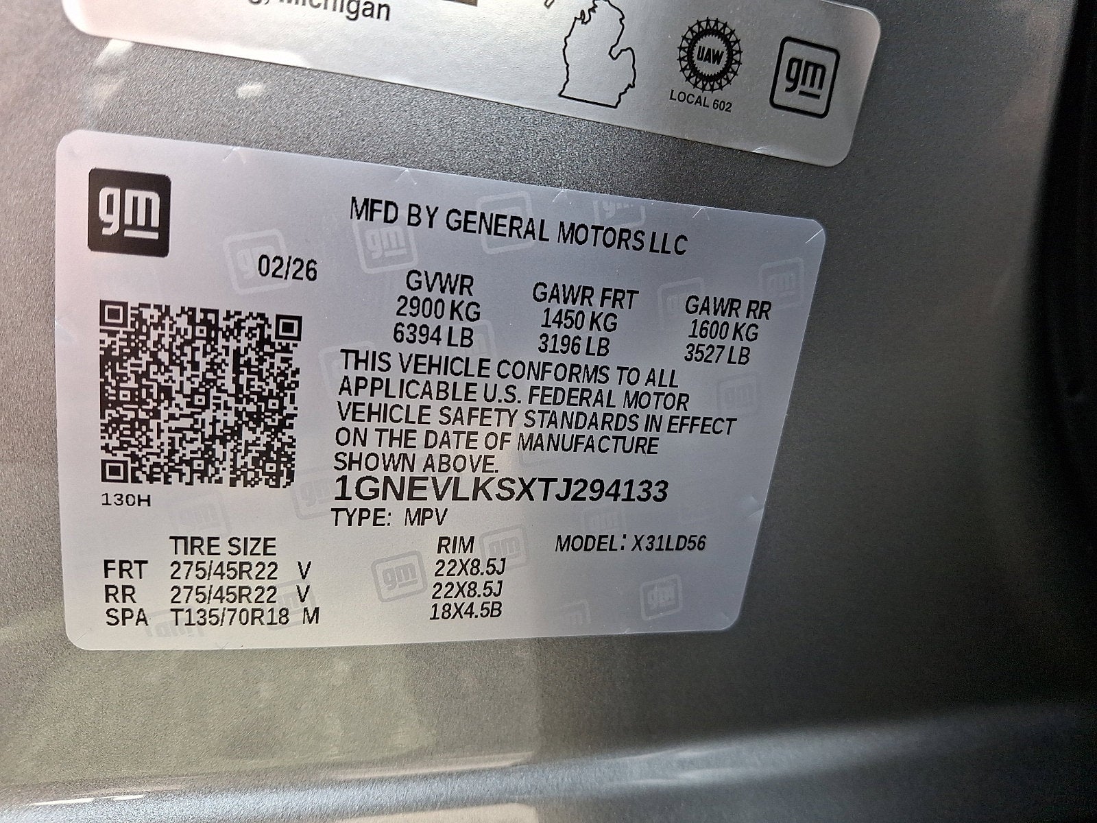 2026 Chevrolet Traverse RS