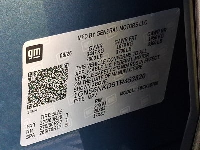 2026 Chevrolet Tahoe LT