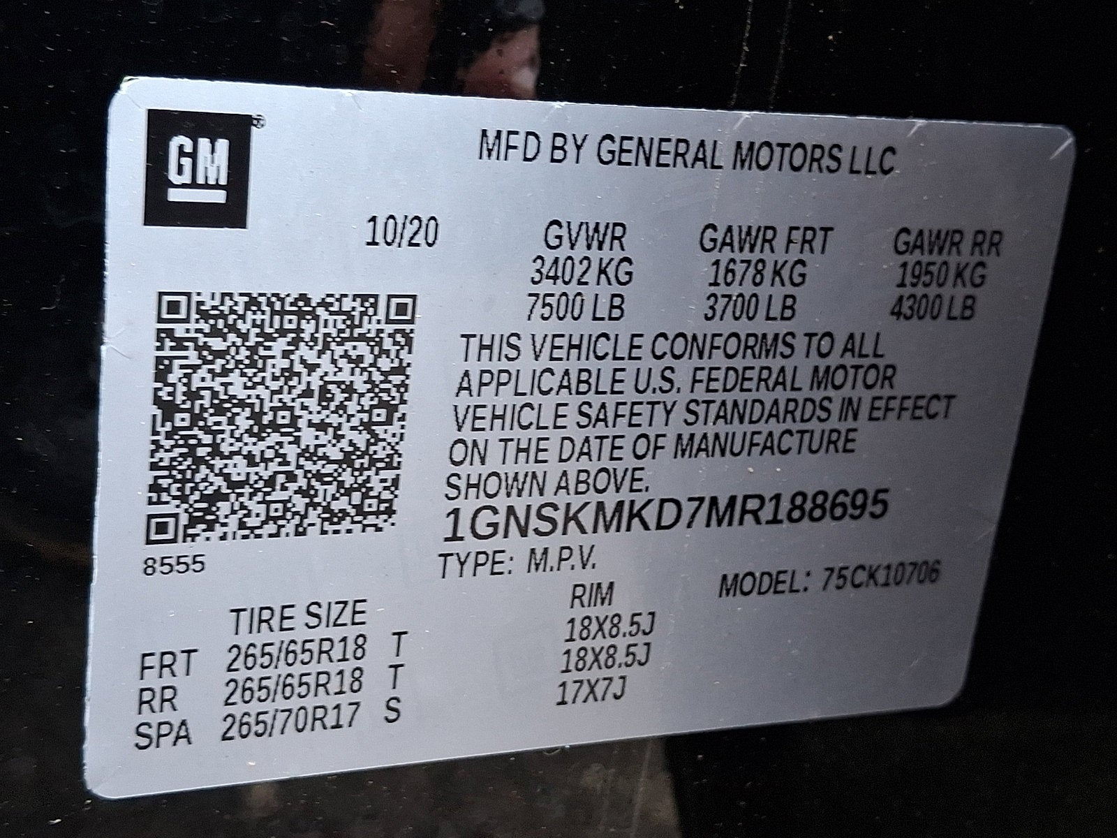 2021 Chevrolet Tahoe LS