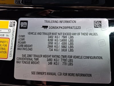 2023 Chevrolet Tahoe Z71