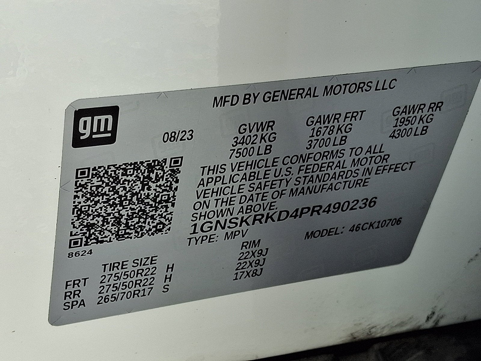 2023 Chevrolet Tahoe RST
