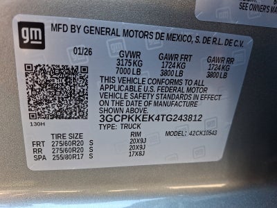 2026 Chevrolet Silverado 1500 LT (2FL)