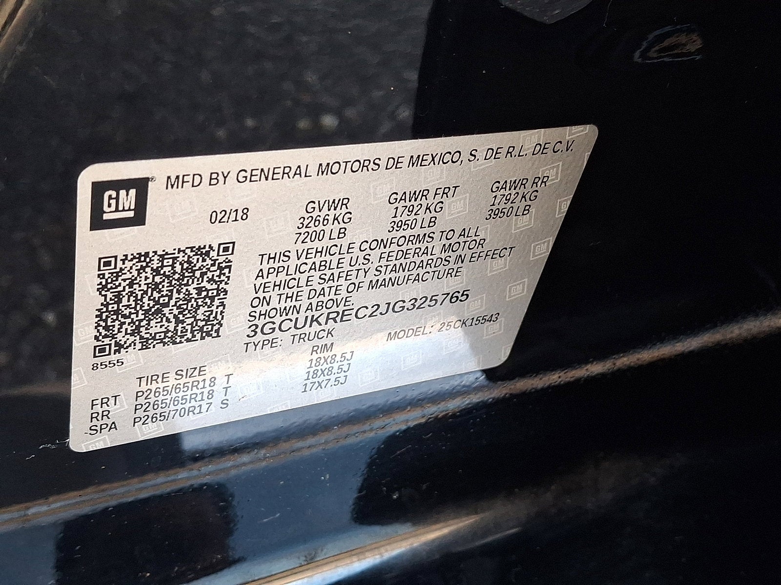 2018 Chevrolet Silverado 1500 LT