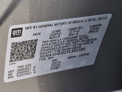 2026 Chevrolet Equinox LT