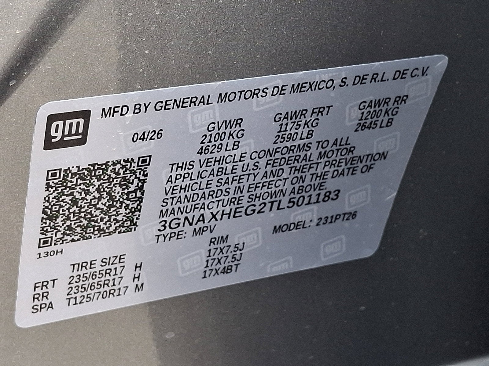 2026 Chevrolet Equinox LT