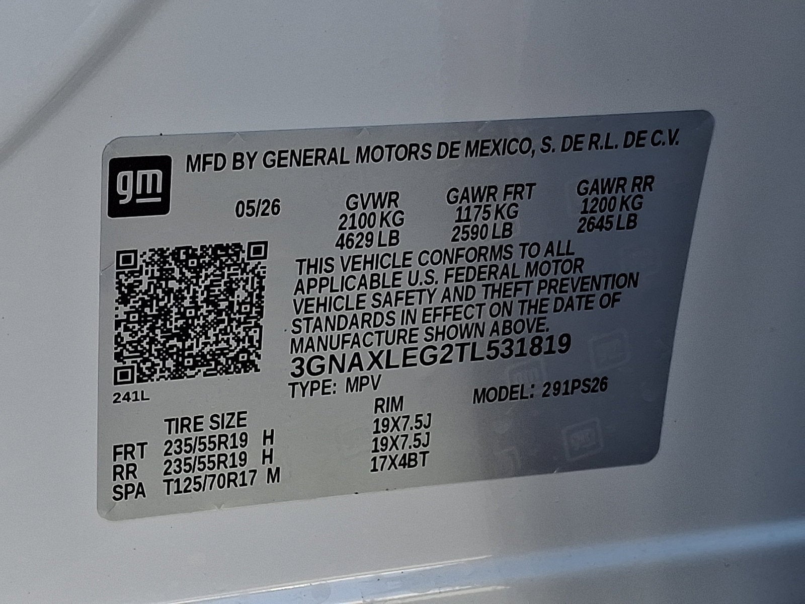 2026 Chevrolet Equinox RS
