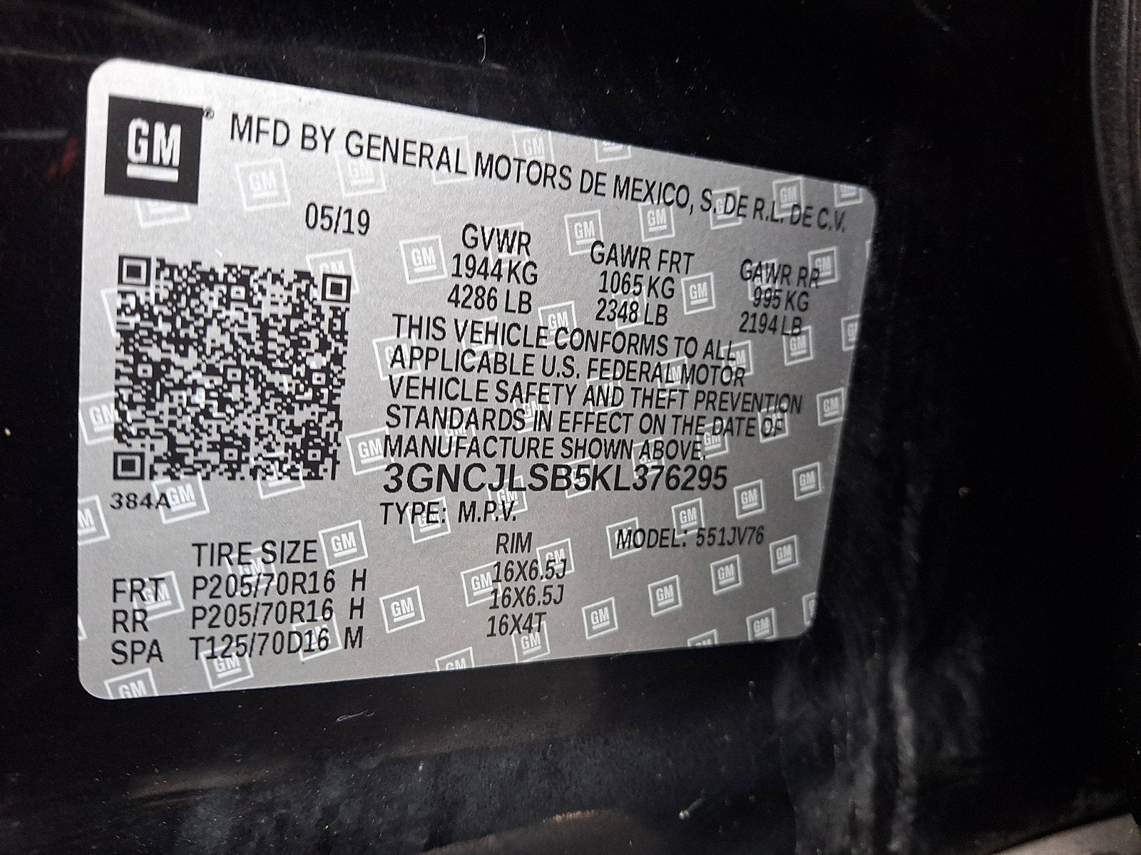 2019 Chevrolet Trax LT