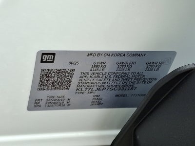 2025 Chevrolet Trax 2RS