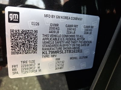 2026 Chevrolet Trailblazer LT