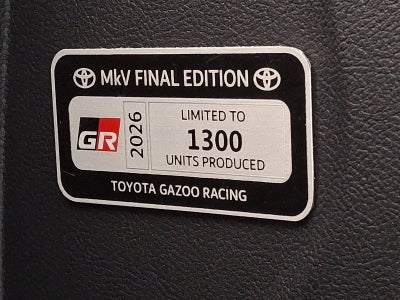 2026 Toyota GR Supra MkV Final Edition