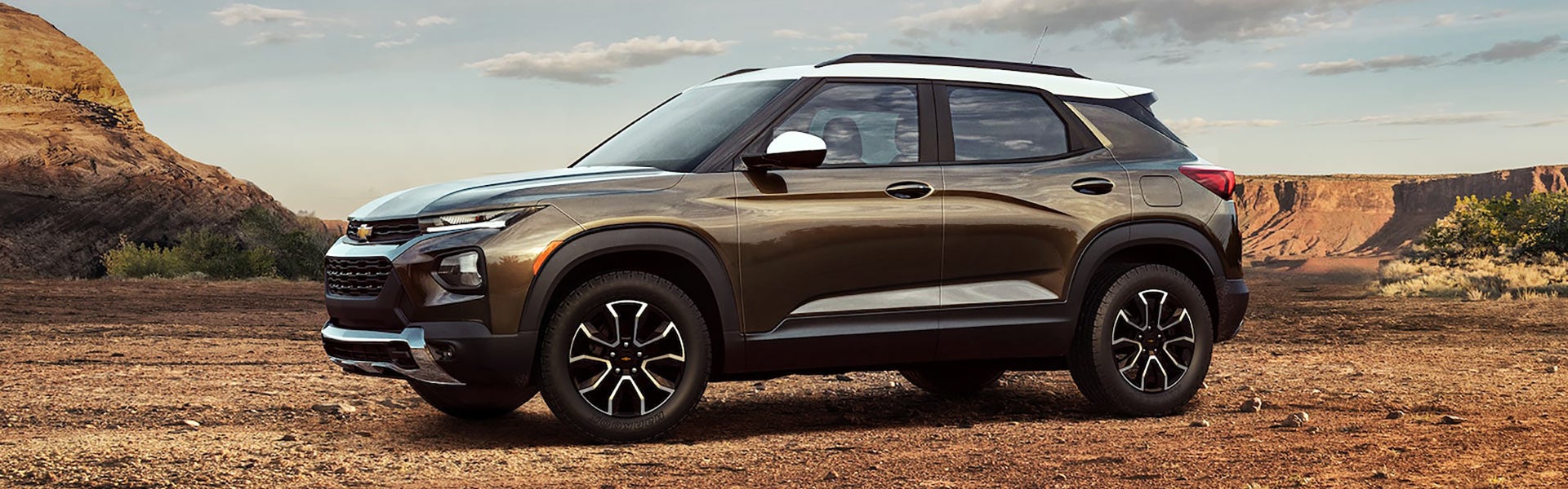Photo of a 2022 Chevrolet Trailblazer parked on a sandy terrain