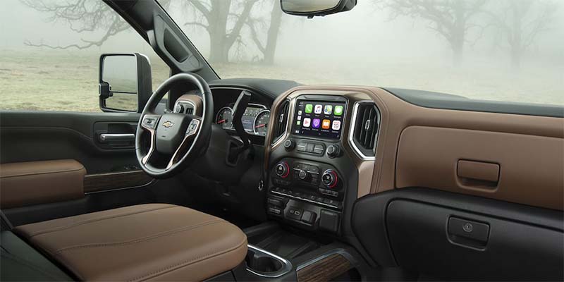Interior view of a Chevrolet Silverado 2500