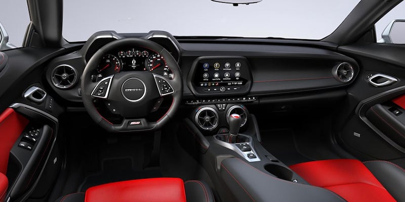 Interior view of a 2024 Chevrolet Camaro