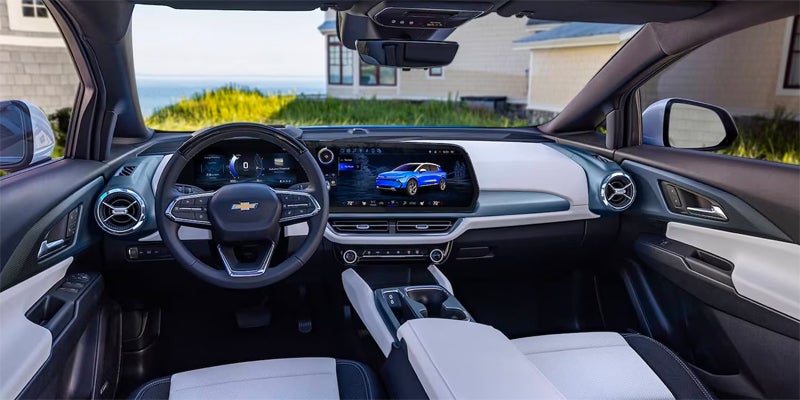 Interior view of a 2024 Chevrolet Equinox EV