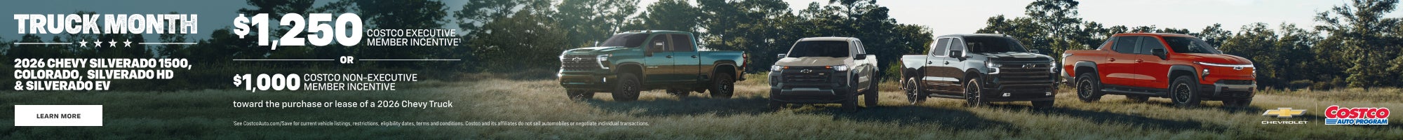 Chevy Trucks Pack Costco
