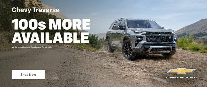 2025 Chevy Traverse. 100s More Available.