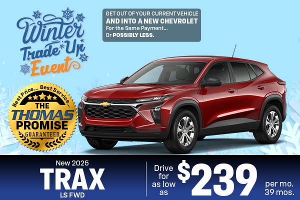 New 2025 Trax LS FWD