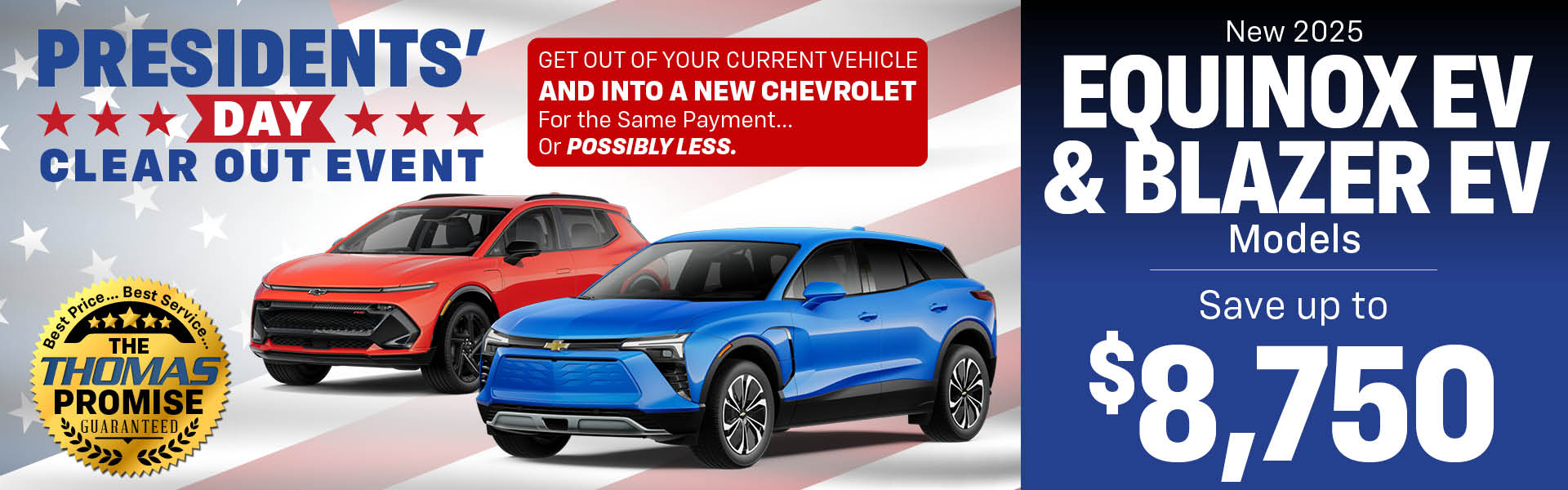 2025 Equinox EV 3LT FWD Drive for $225 per month 39 months