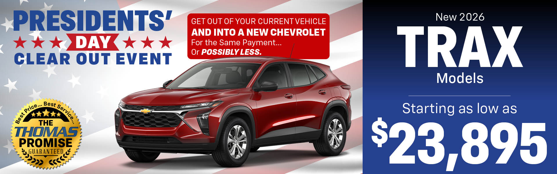 2025 Trax LS FWD - Drive for $239 per month for 36 months