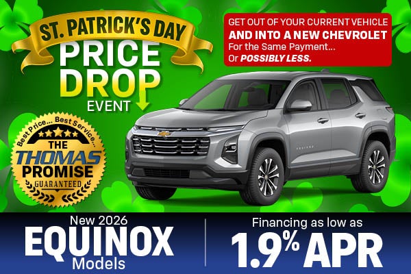 New 2026 Equinox Models