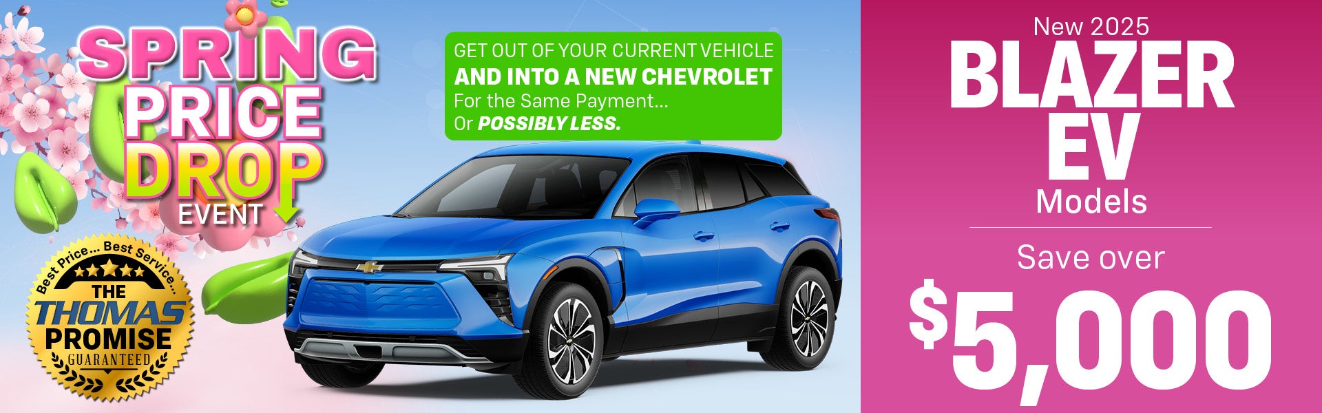 2025 Blazer EV LT FWD - Drive for $219 per month 39 motnhs