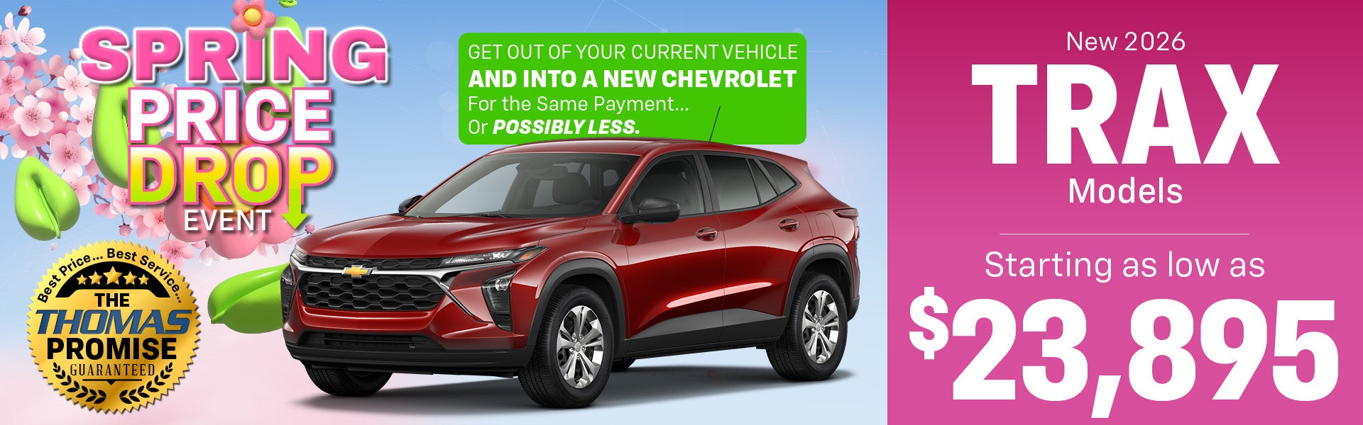 2025 Trax LS FWD - Drive for $239 per month for 36 months