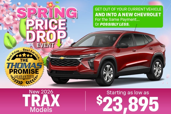2025 Trax LS FWD - Drive for $239 per month for 36 months