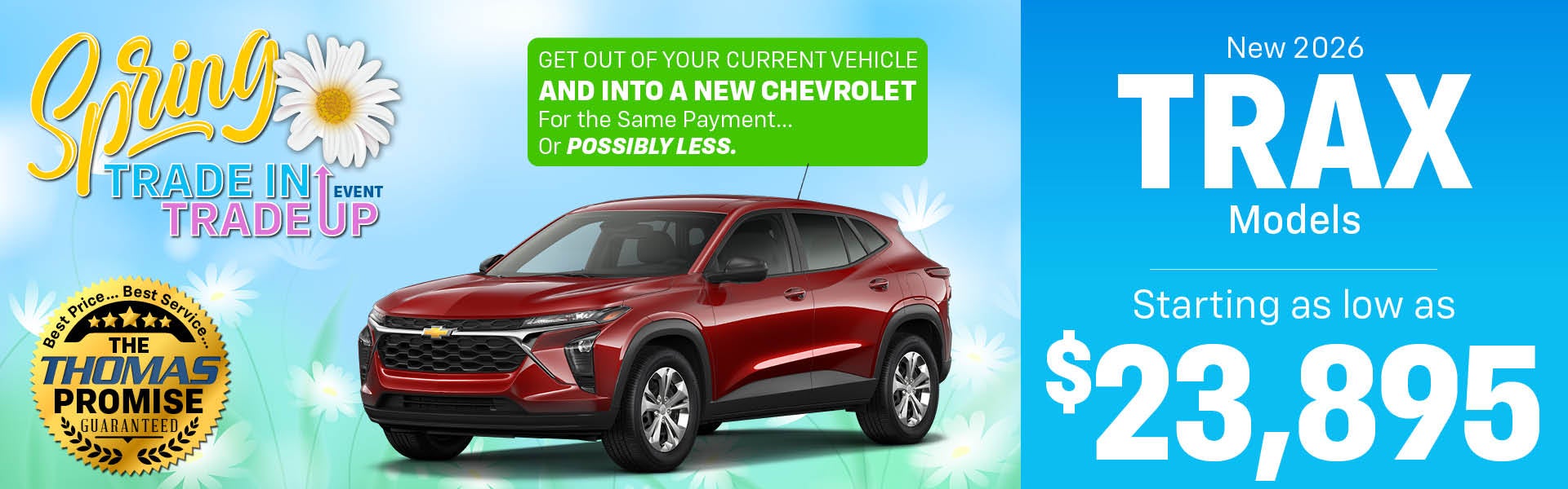 2025 Trax LS FWD - Drive for $239 per month for 36 months