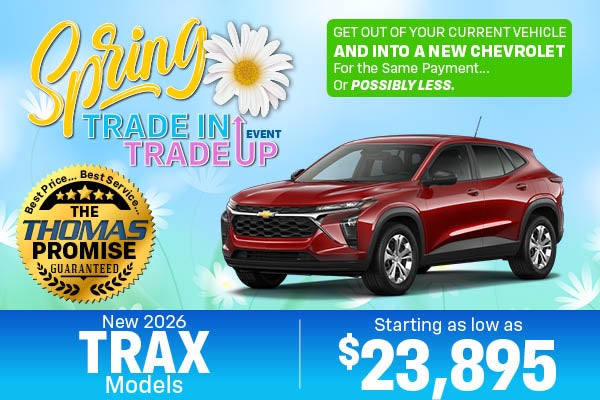 2025 Trax LS FWD - Drive for $239 per month for 36 months