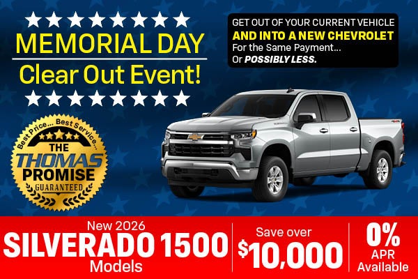 2026 Silverado 1500 Models
