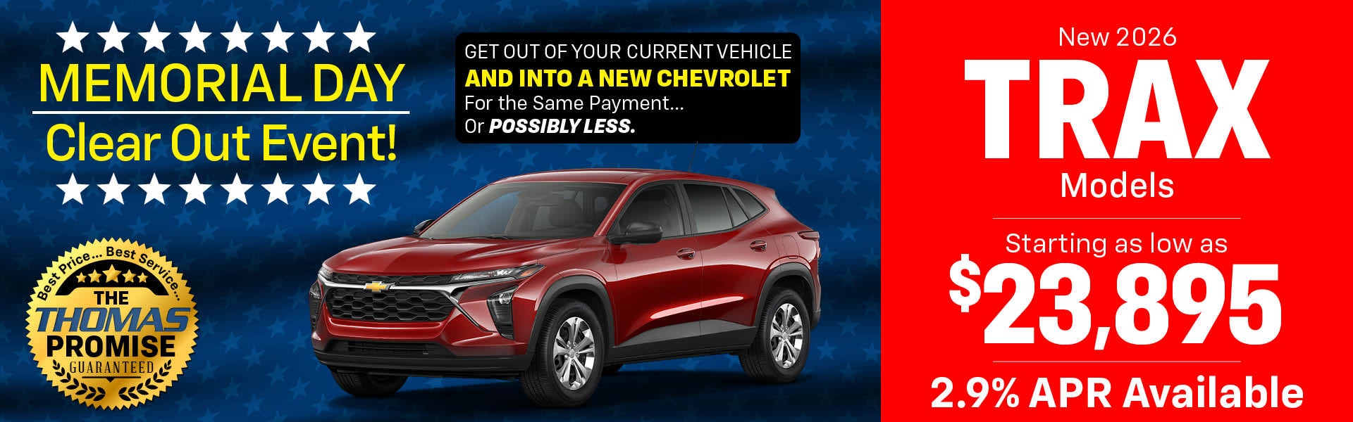2025 Trax LS FWD - Drive for $239 per month for 36 months