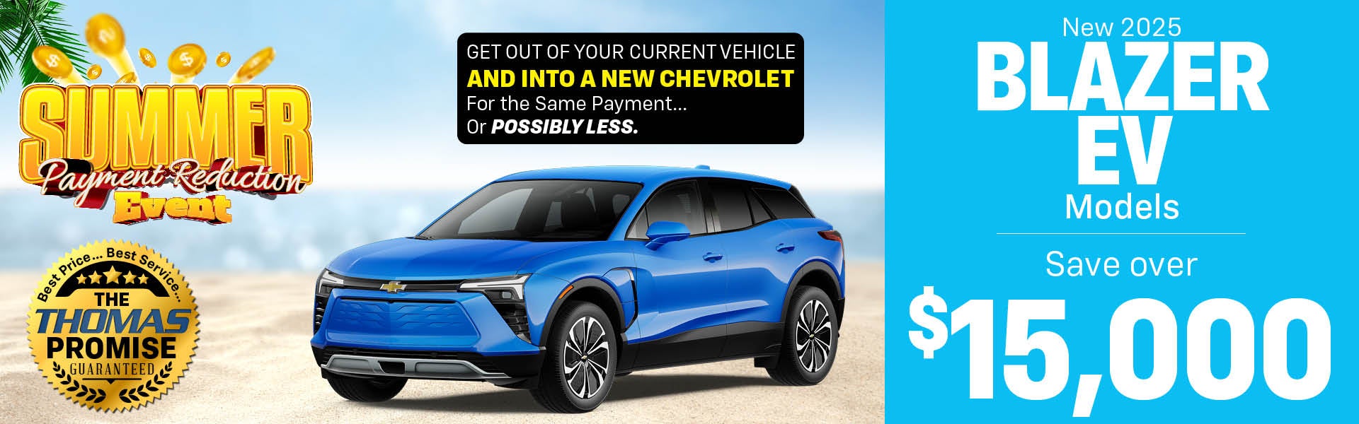 2025 Blazer EV LT FWD - Drive for $219 per month 39 motnhs
