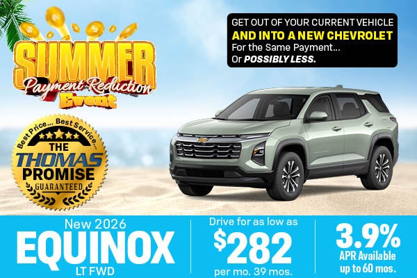 New 2026 Equinox LT FWD
