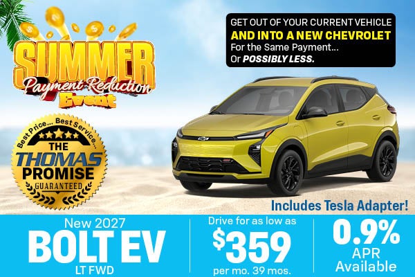 New 2027 Bolt EV LT FWD