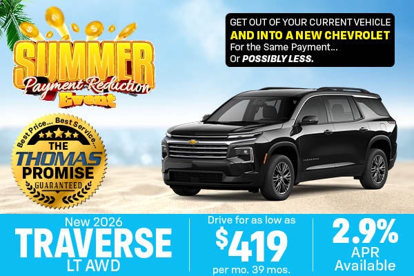 New 2026 Traverse LT AWD