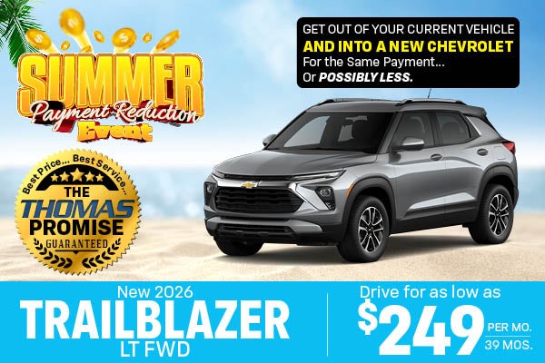 New 2026 Trailblazer LT FWD