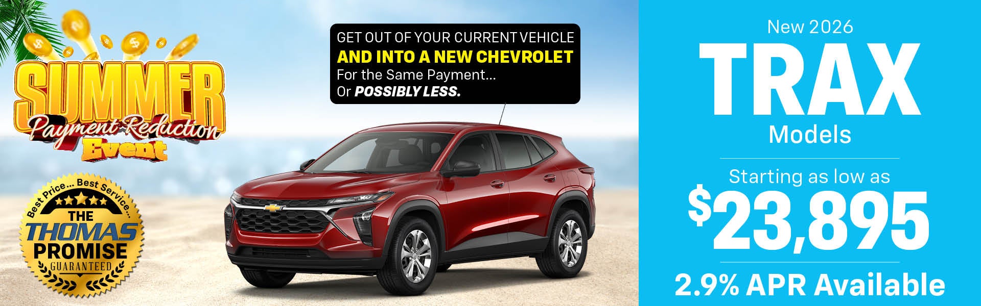 2025 Trax LS FWD - Drive for $239 per month for 36 months